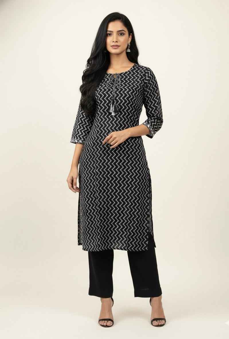 Pure Cotton Three Piece Dupatta Set CS0290