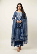 Pure Cotton Three Piece Dupatta Set CS0287