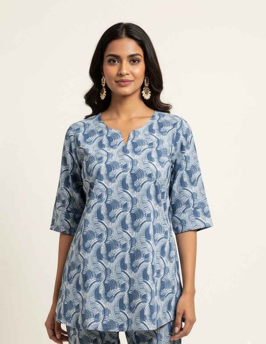 Pure Cotton Floral Print Co Ord Set