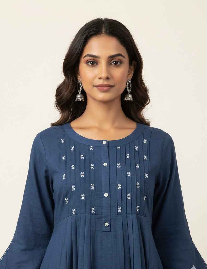 Pure Cotton Two Piece Co Ord Set