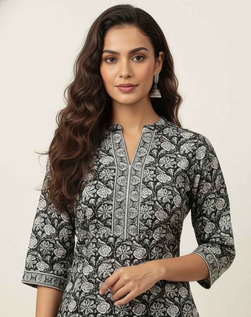 Pure Cotton Three Piece Dupatta Set