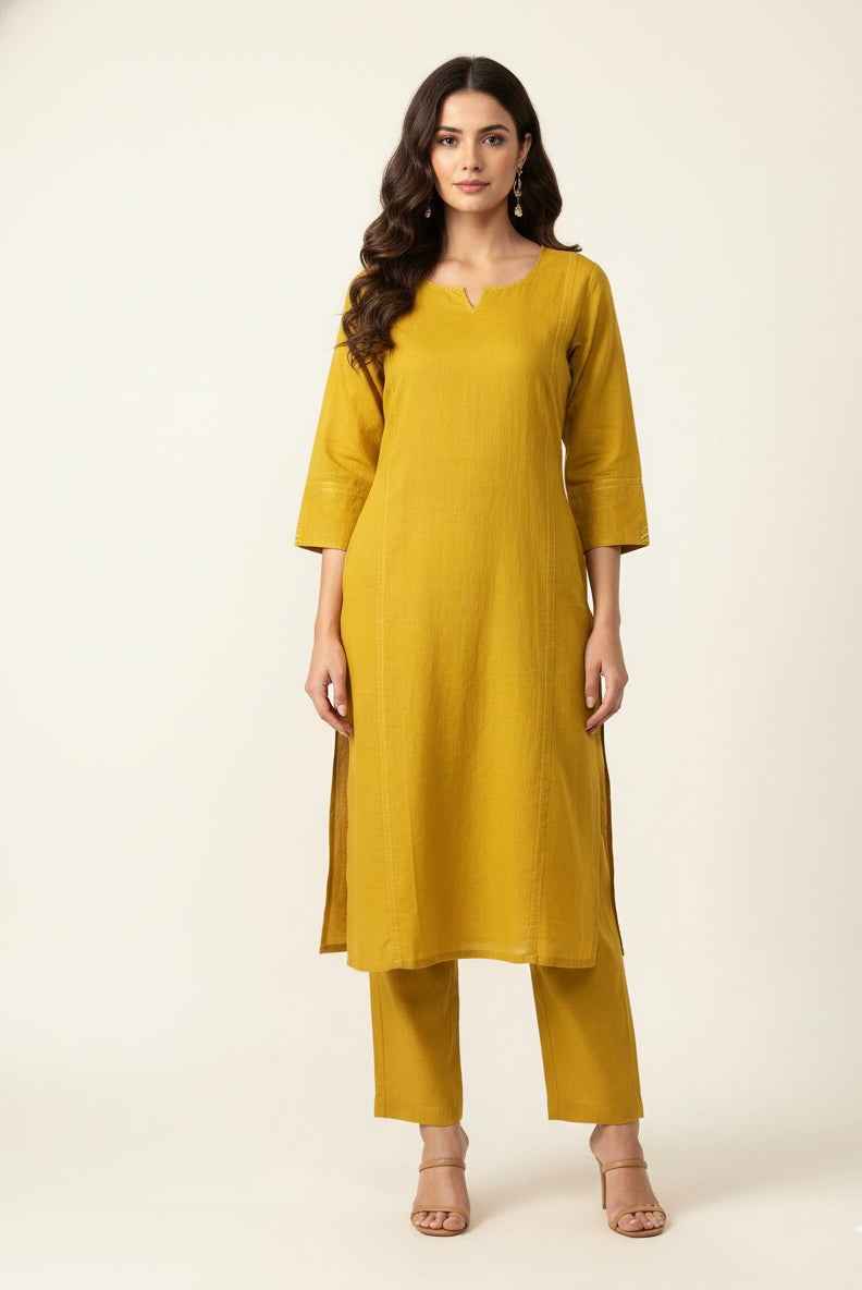 Pure Cotton Flex Two Piece Pant Set