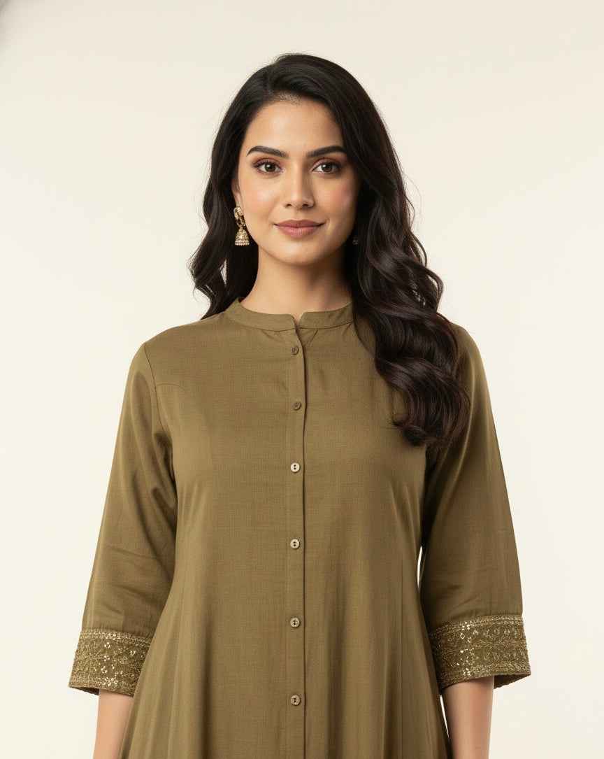 Pure Cotton Flex Two Piece Pant Set