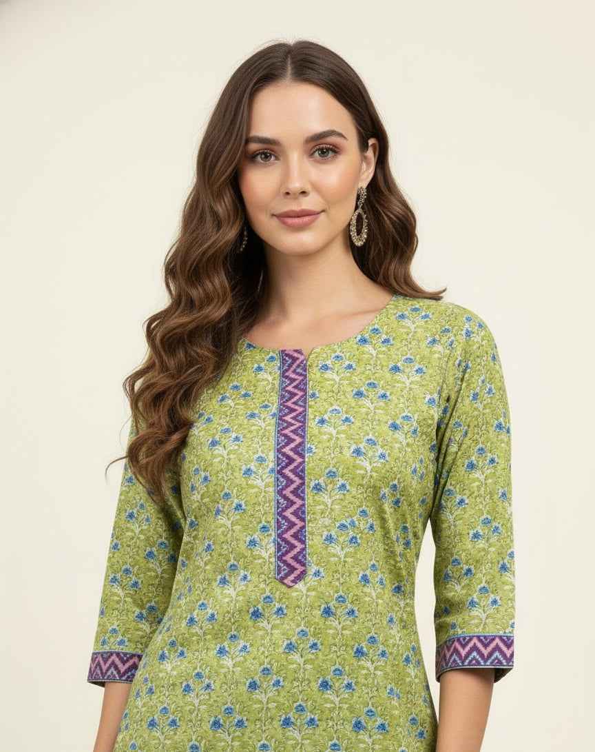 Pure Cotton Two Piece Pant Set