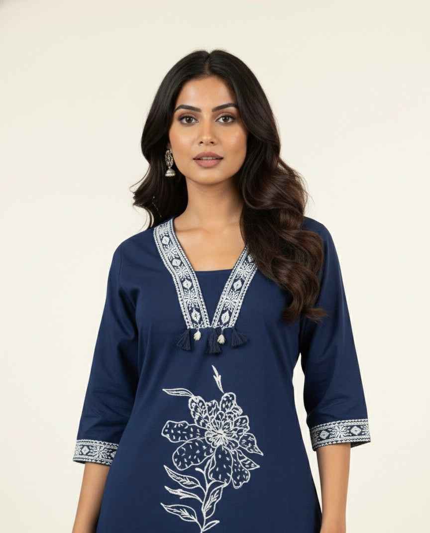 Pure Cotton Three Piece Dupatta Set