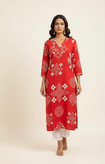 Pure Muslin Only Kurta Straight MOK006