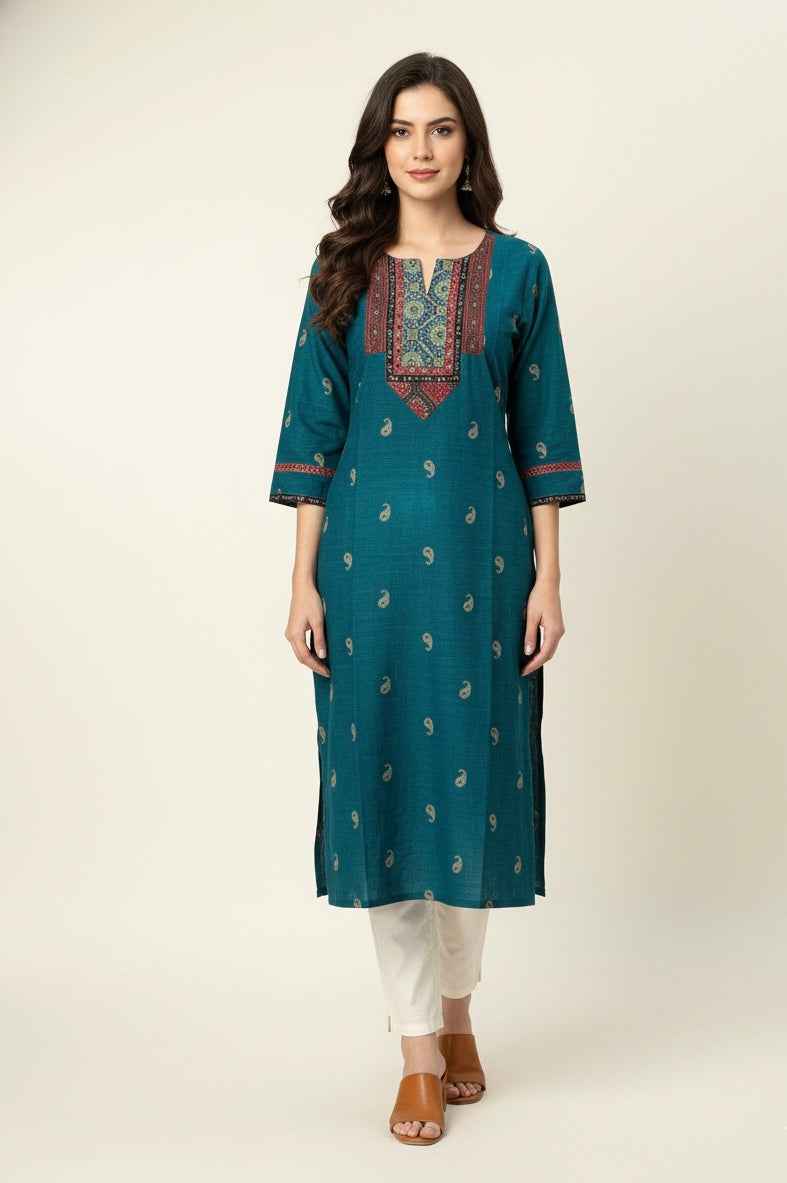 Pure Cotton Handloom Only Kurta Set