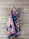 Ikkat Print Cotton Suit - CS039