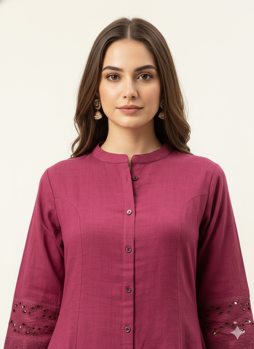 Apple Cut Two Piece Pant Set  LC077