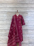 Pure Cotton Dupatta Set - CS045