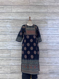 Ajrakh print Cotton suit.