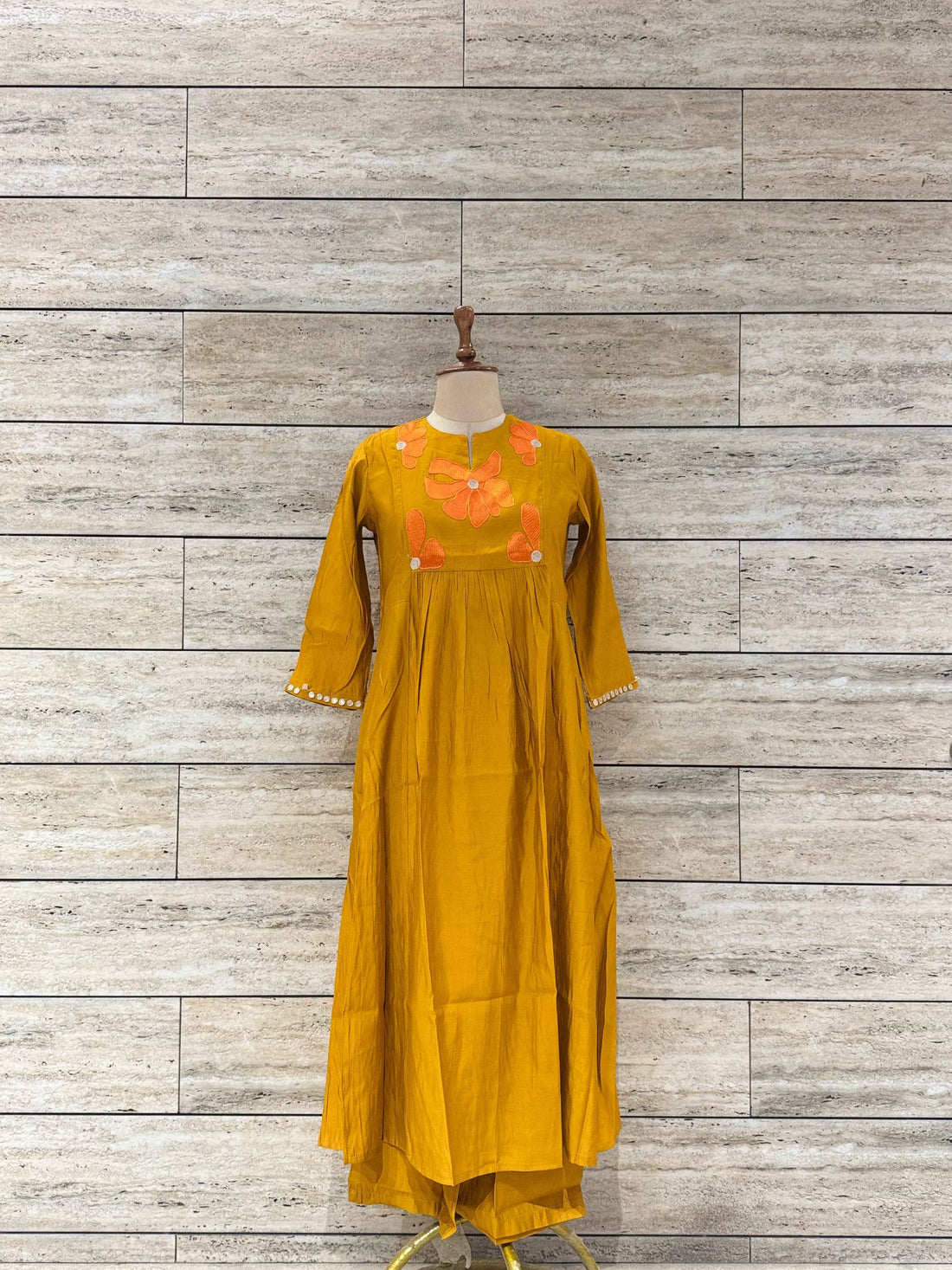 Pure Muslin A Line Two Piece