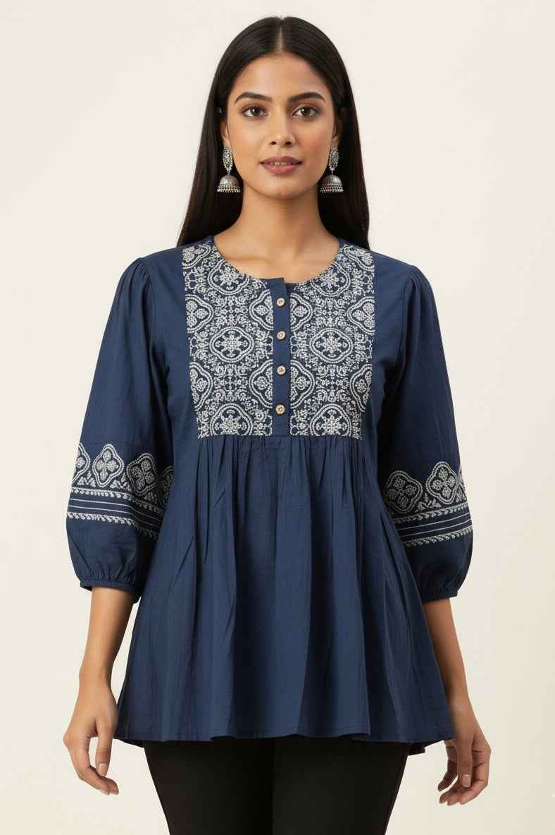 Pure Cotton A Line Short Top ST018