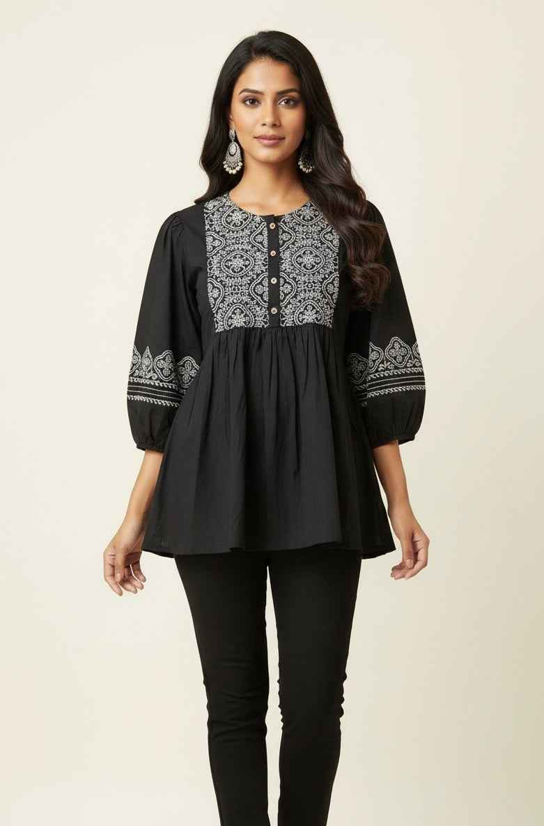 Pure Cotton A Line Short Top ST018