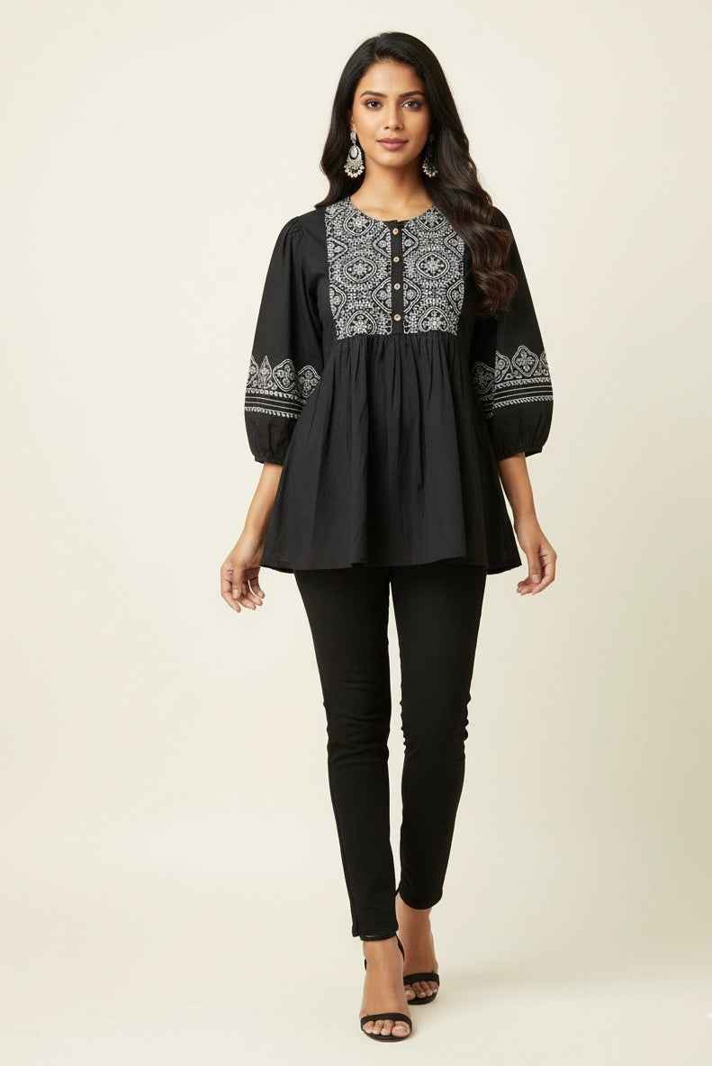 Pure Cotton A Line Short Top ST018