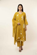 Pure Cotton Three Piece Dupatta Set CS0316
