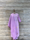 Pure Cotton A Line Dupatta Set