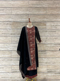 Pure Cotton Ajrakh Print Dupatta Set
