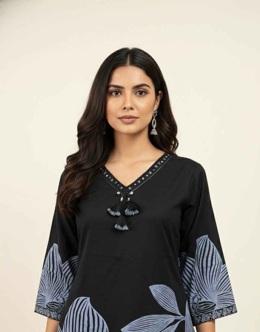 Pure Cotton Three Piece Dupatta Set