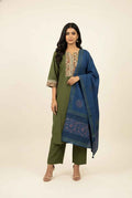 Pure Cotton Three Piece Dupatta Set