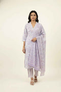 Pure Cotton Three Piece Dupatta Set