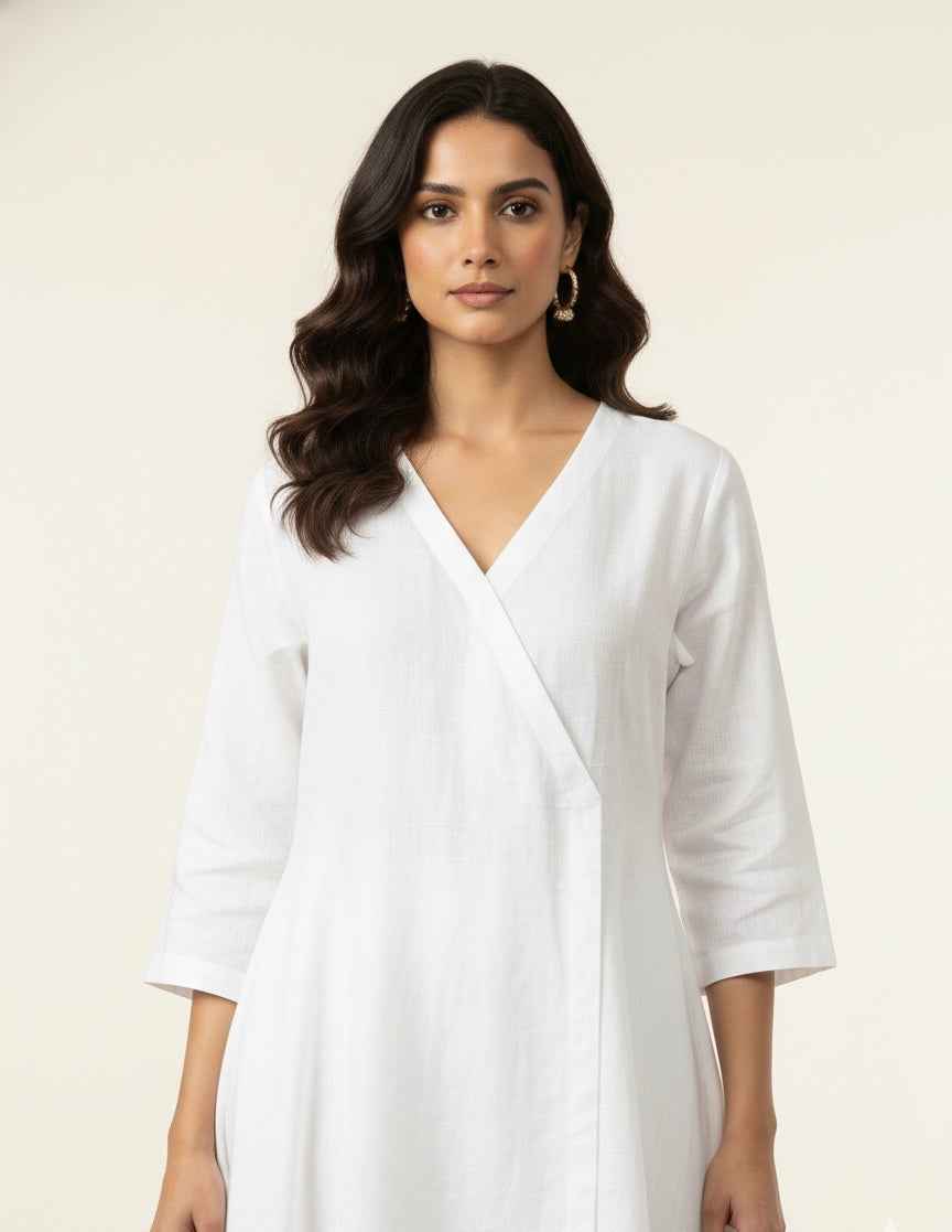 Pure Cotton Flex A Line Two Piece Pant set