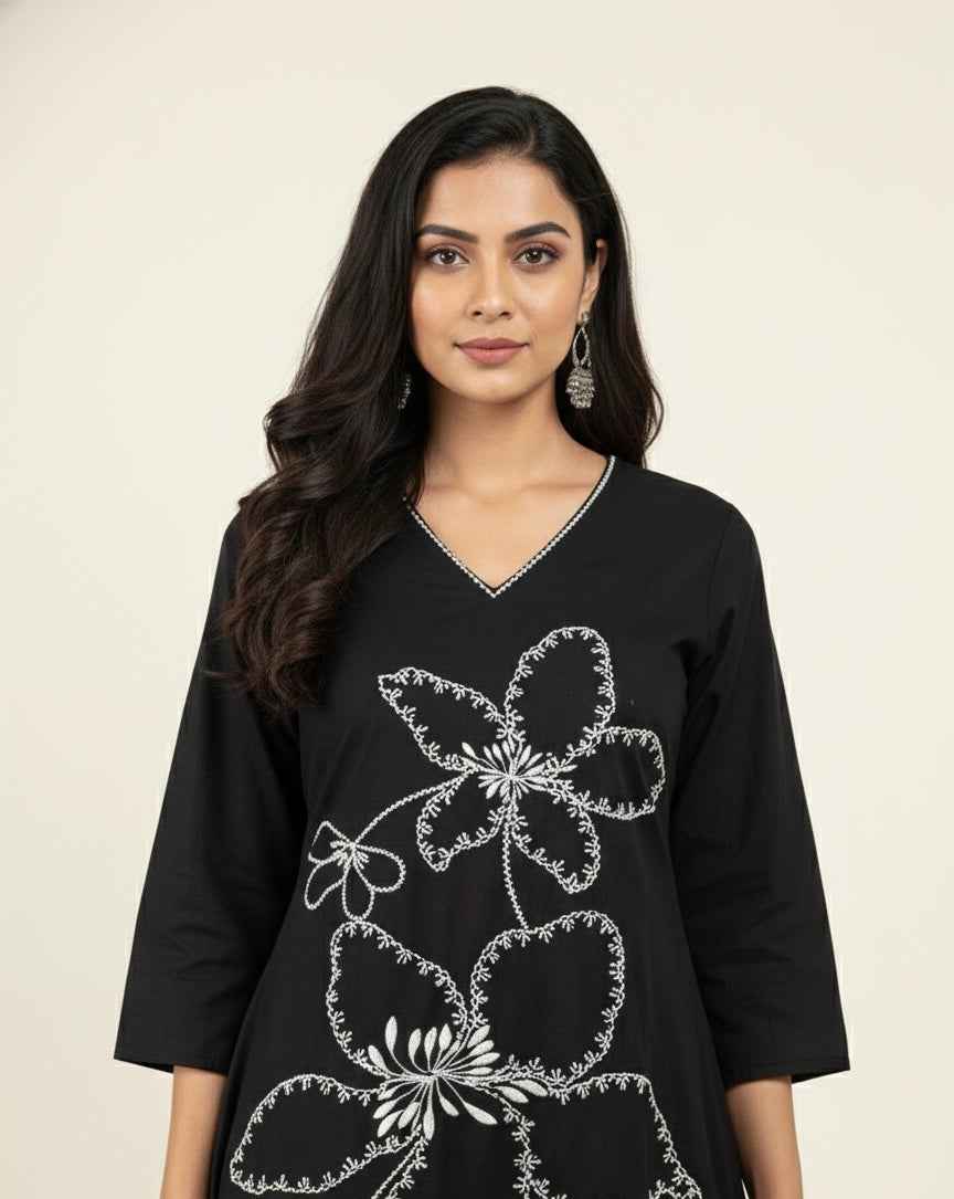 Pure Cotton Flex A Line Two Piece Pant set