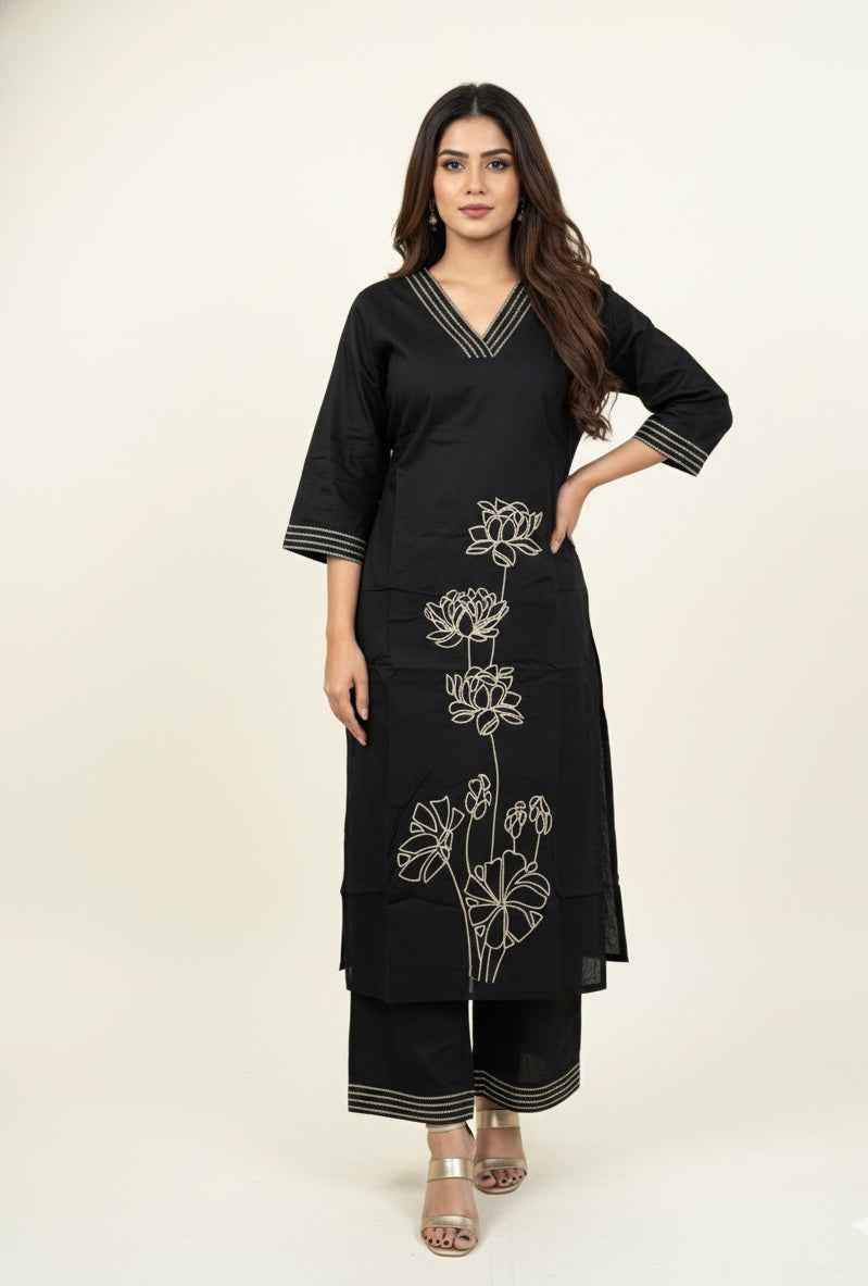 Pure Cotton Flex Two Piece Pant set