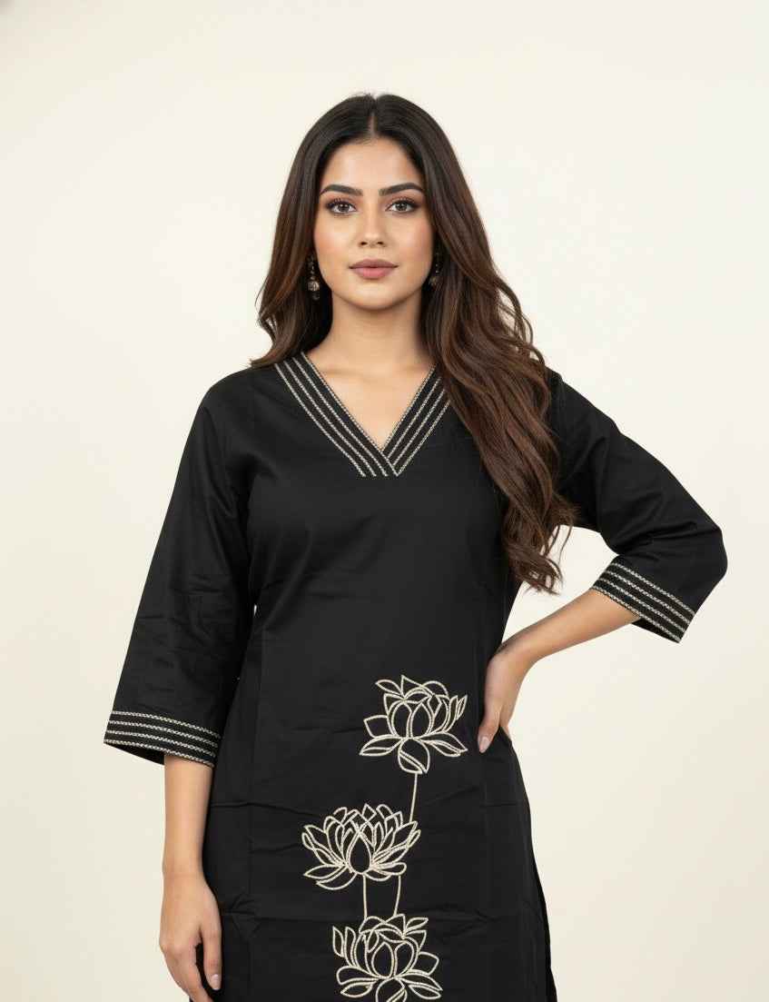 Pure Cotton Flex Two Piece Pant set