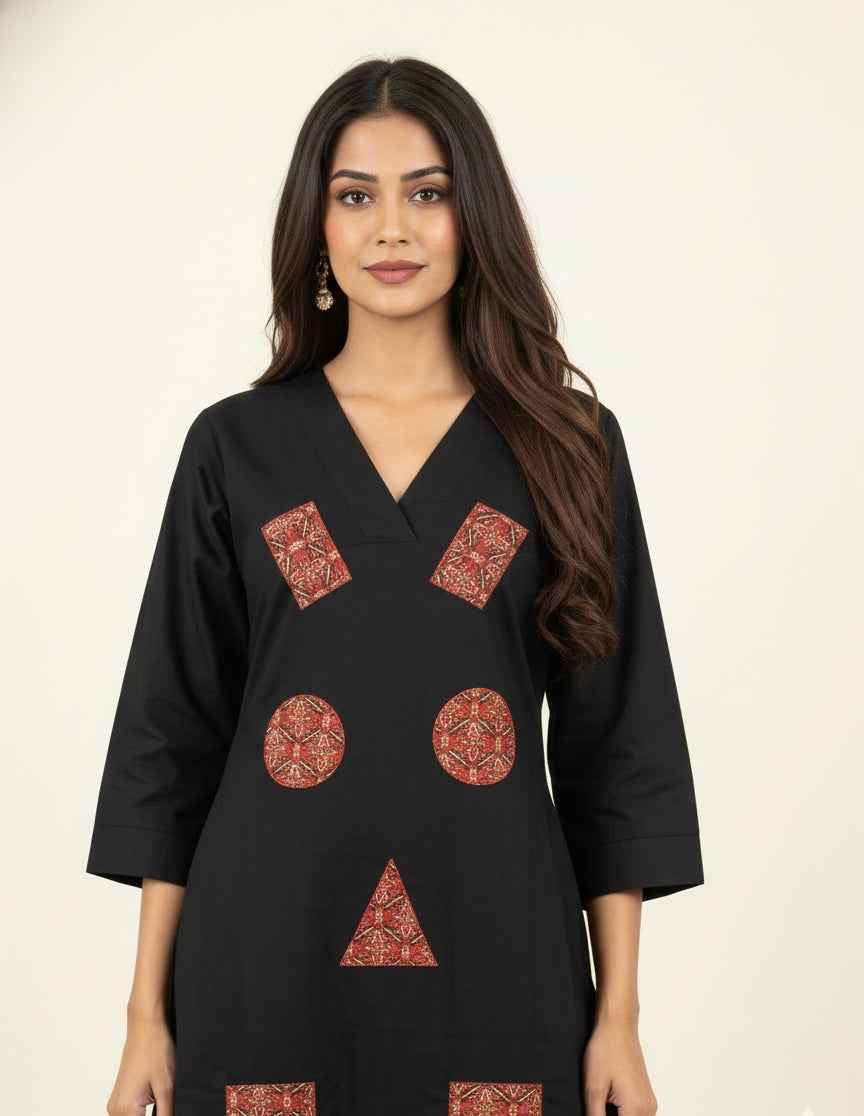 Pure Cotton Flex A Line Two Piece Pant set