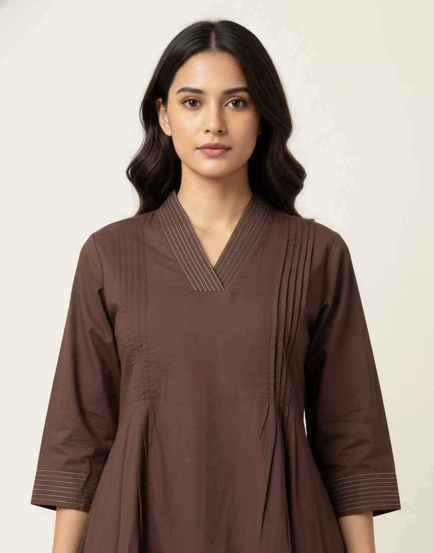 Pure Cotton Flex A Line Two Piece Pant set