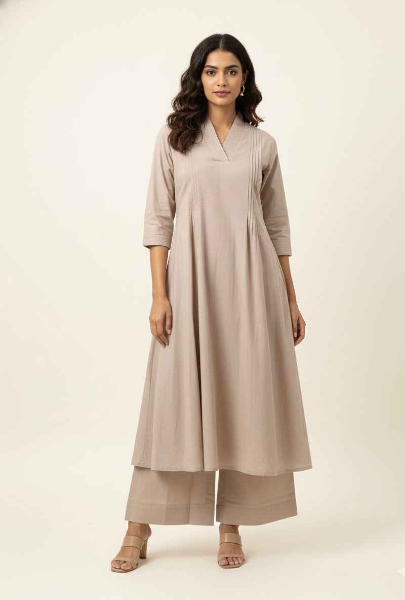 Pure Cotton Flex A Line Two Piece Pant set