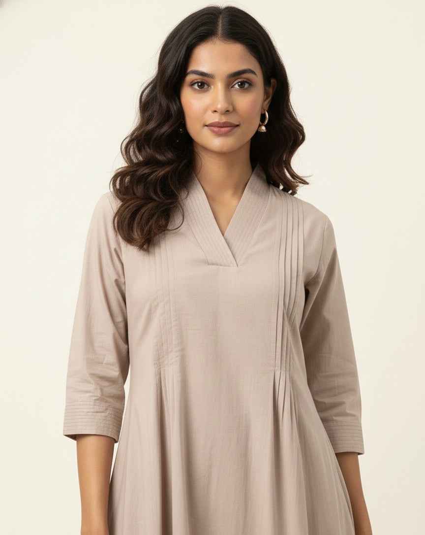 Pure Cotton Flex A Line Two Piece Pant set