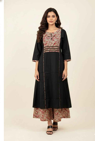 Pure Cotton Flex A Line Two Piece Pant set