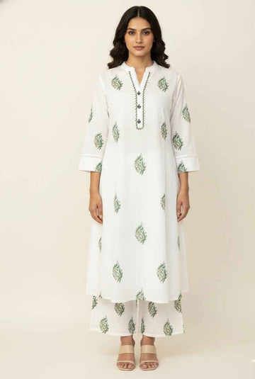 Pure Cotton Flex A Line Two Piece Pant set