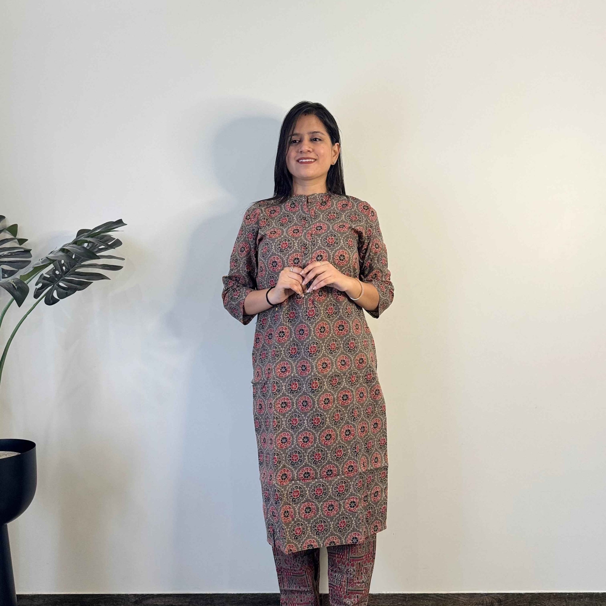 Pure Cotton printed Two Piece Pant Set
