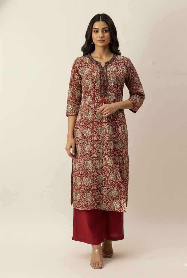 Pure Cotton Three Piece Dupatta Set