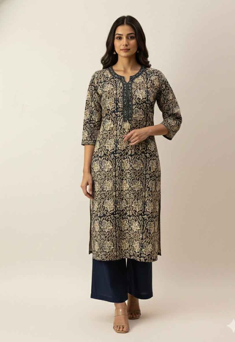 Pure Cotton Three Piece Dupatta Set