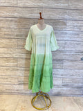 Pure Cotton Floral Print One Piece Dress