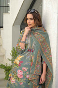 Premium Cotton floral print dupatta set CS0371