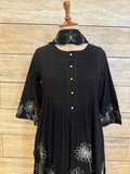 Pure Cotton A Line Dupatta Set With Embroidery Work