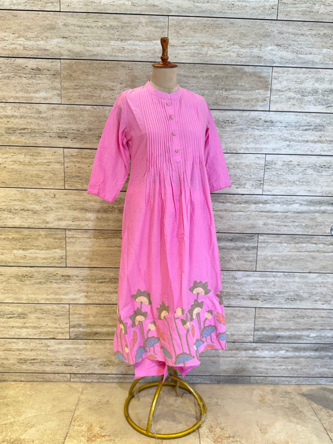 Pure Dobby Cotton A Line Dupatta Set