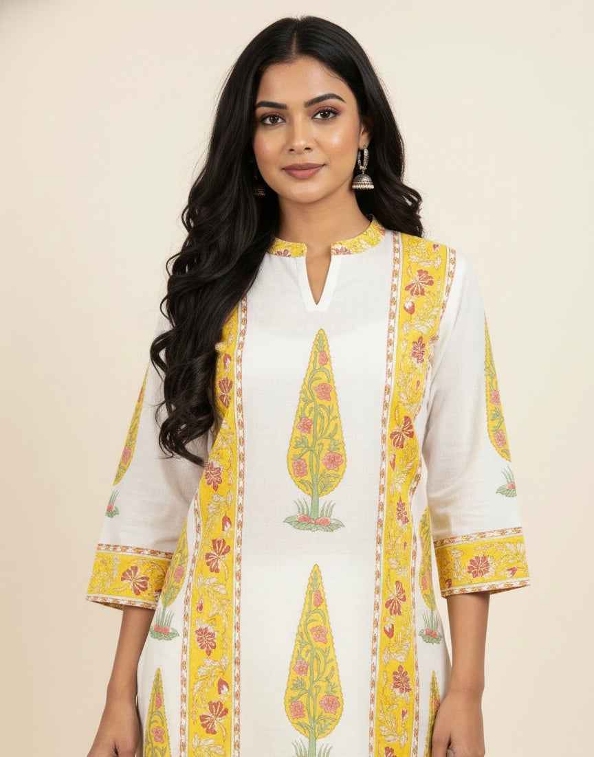 Pure Cotton Two Piece Co Ord Set