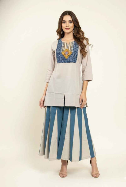 Pure Cotton Two Piece Co Set