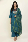 Pure Cotton Three Piece Dupatta Set