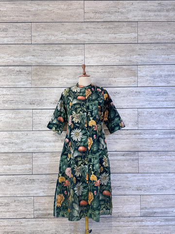 Jaal floral print A line kurta OK005