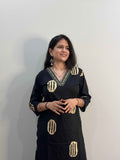 Hand Block Pure Cotton Dupatta Set.