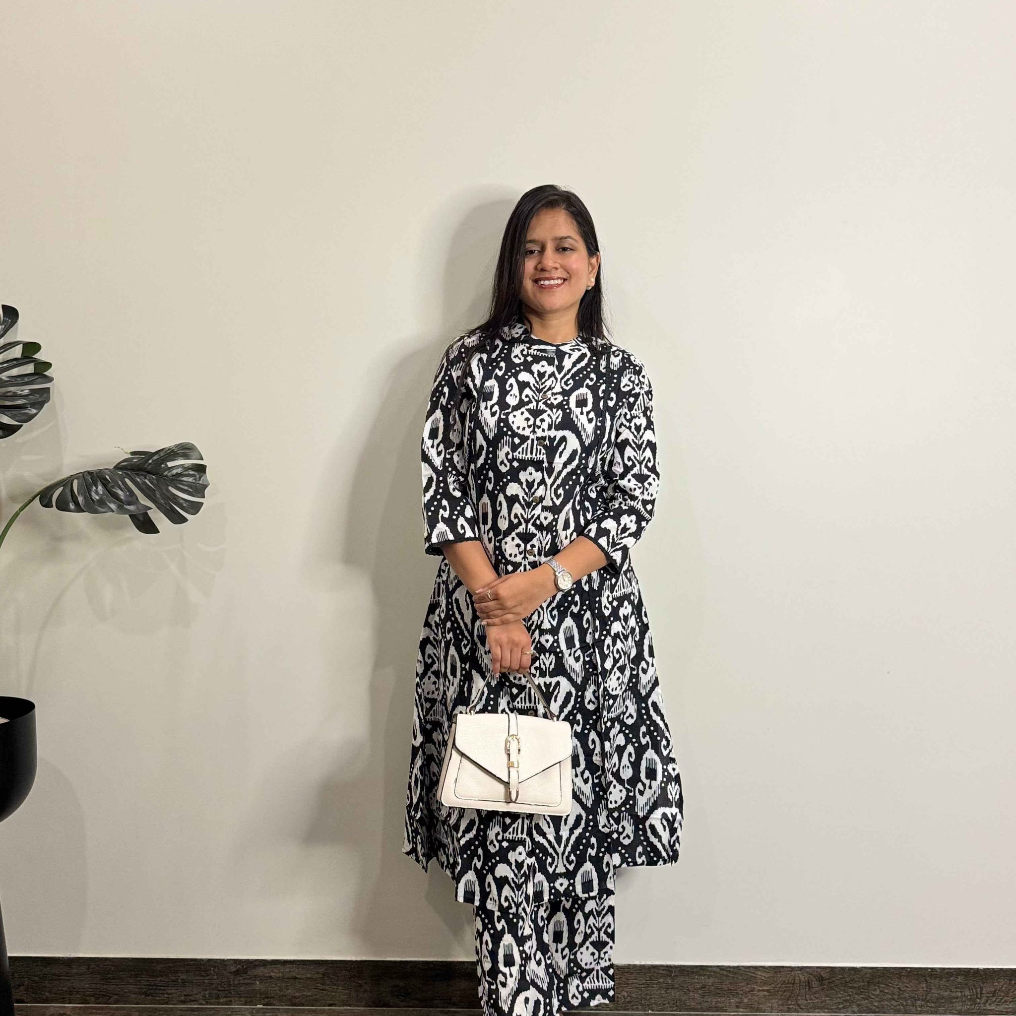 Pure Cotton Floral Print Co Ords Set COS016