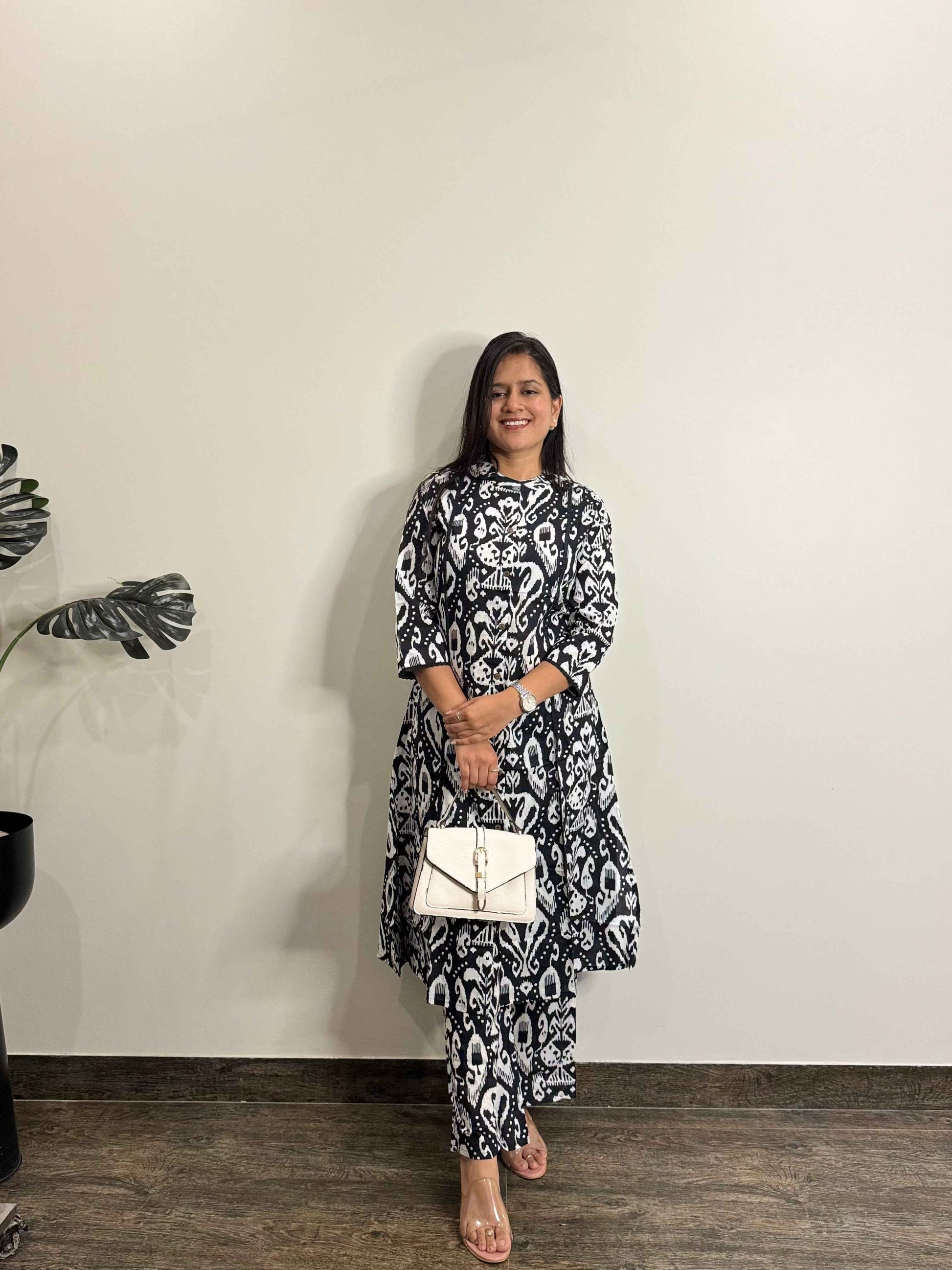 Pure Cotton Floral Print Co Ords Set COS016