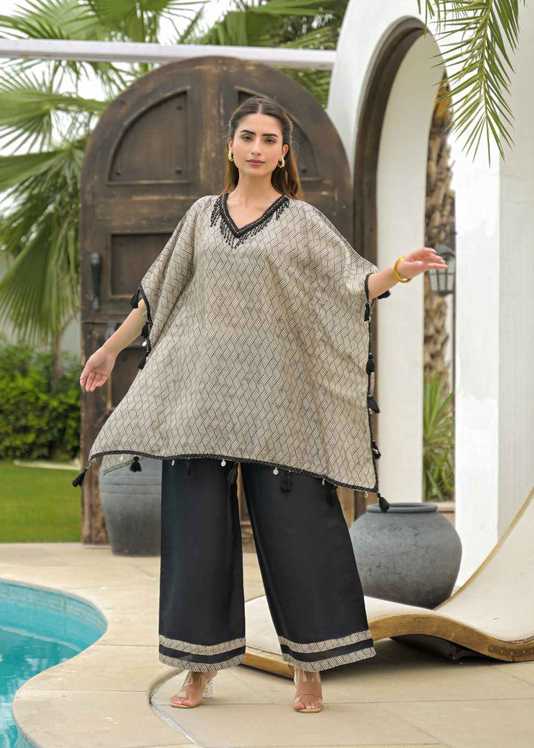 Two Piece Pure Muslin Co Ord Set